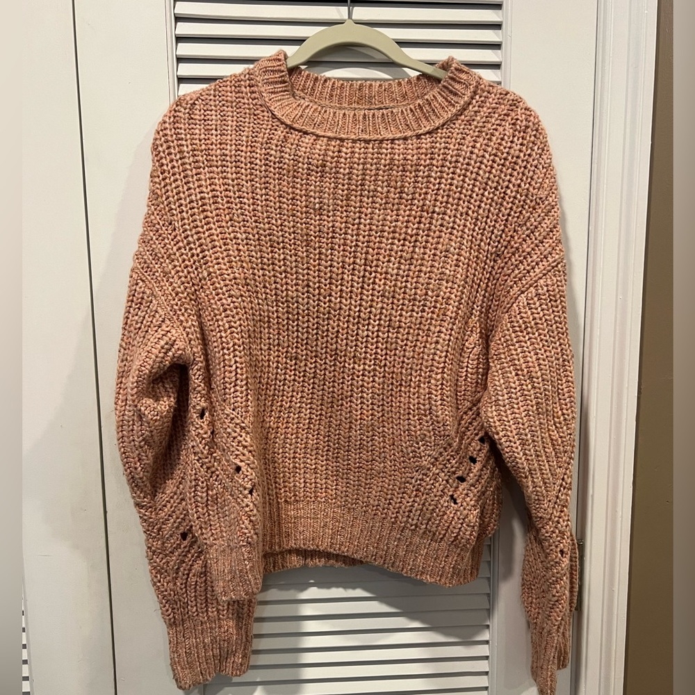 J. Crew Point Sur Pink Sweater